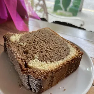 pound cake. amazingly moist yet light, and great crust on the top