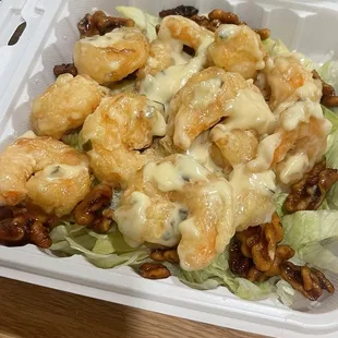Honey Walnut Prawns