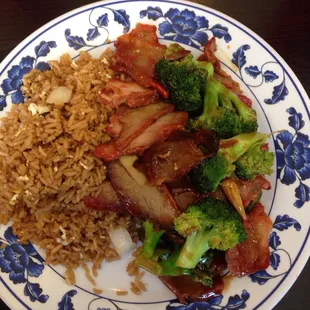 Pork with broccoli (lunch special)