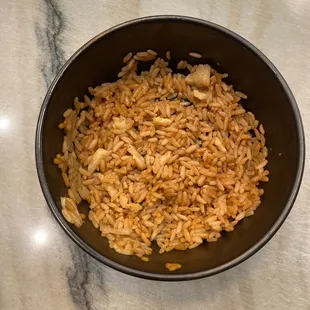 Flavorless fried rice