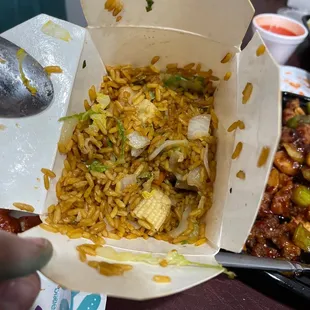 Vegetable fried rice