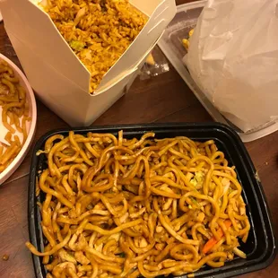 41. Chicken Lo Mein with almost no vegetables in anything