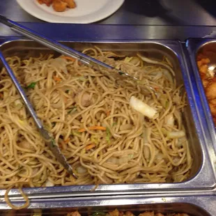 a variety of food items
