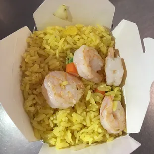Shrimp fried rice