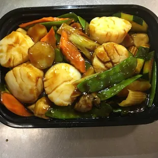 Scallops.w.Oyster Sauce