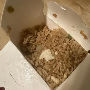 Basic fried rice.
