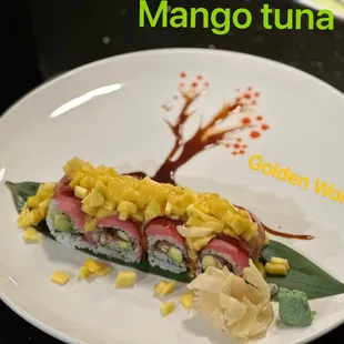 a plate of food on a table