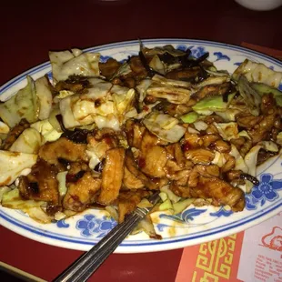Twice cooked pork.