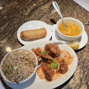 This is how my meal looked.