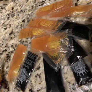 Asked for extra sauce