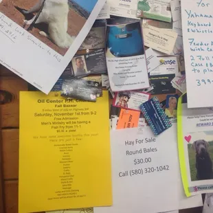 a bunch of post it notes