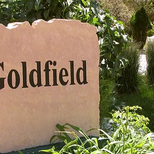 Another sign at the entrance.