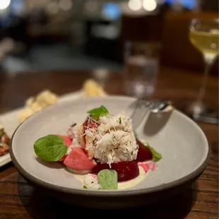 Beet &amp; Dungeness Crab Salad