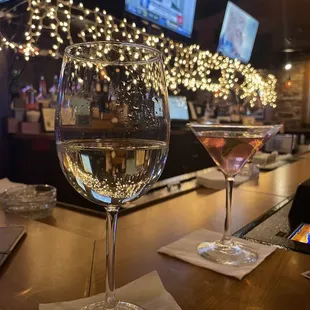 Drinks at the bar