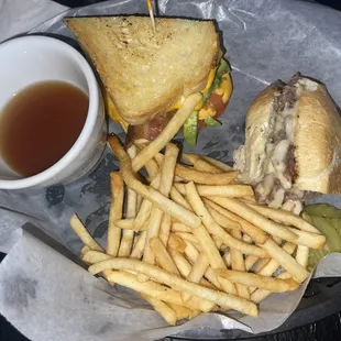 My sister and I shared - that&apos;s 1/2 of her French dip