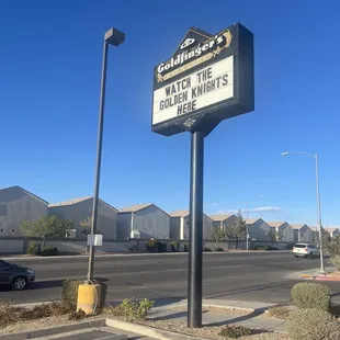 the sign