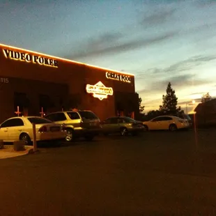outside