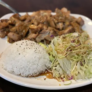 Chicken teriyaki plate