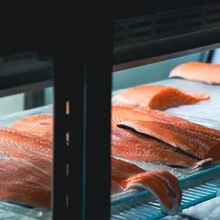 4 varieties of Salmon