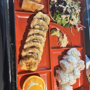 Goldfish beto box- not a lunch special but delicious