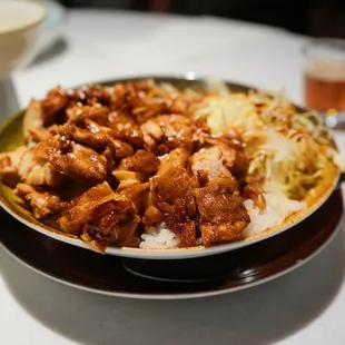 BBQ Chicken with Donburi