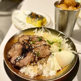 Beef donburi