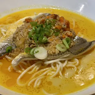 Rice Topped with Crab Meat