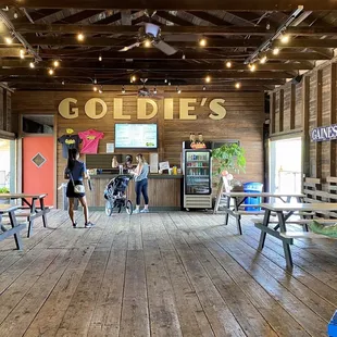 the inside of a restaurant