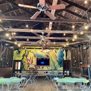 the inside of the restaurant