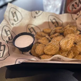 Fried pickles. Solid.