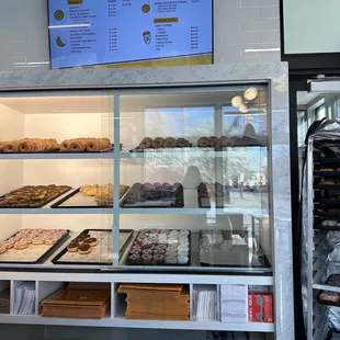 a display of pastries