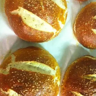 Home Made Pretzel Rolls