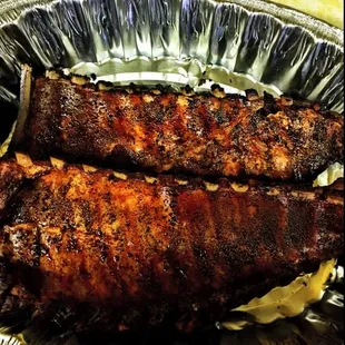 ribs, bbq ribs, food