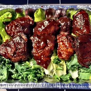 ribs, food, bbq ribs