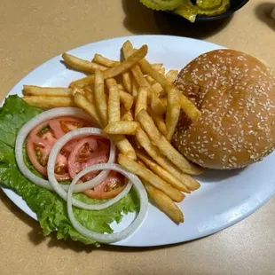 Classic Goldie's Char Burger.