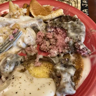 My to go order tonight at Goldie's Broken Arrow 91st/Elm. "Medium" doneness they tell me.