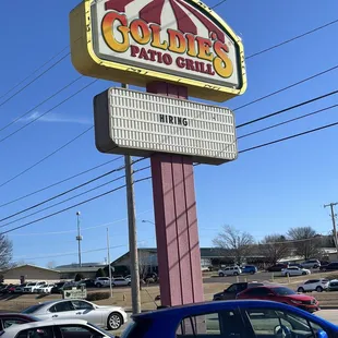 Outside signage