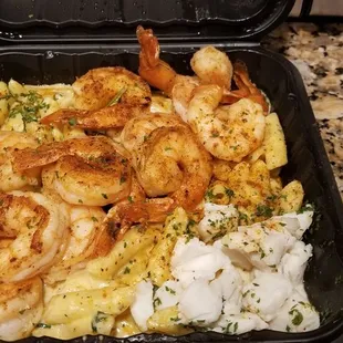 Crab &amp; Shrimp pasta