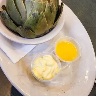 artichoke and butter