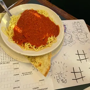 Kids spaghetti