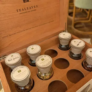 Tea selection, carefully crafted by fair trade TeaLeaves