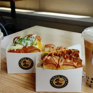 Toast and drink combo