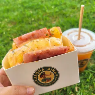 Ham Cheese Volcano Toast