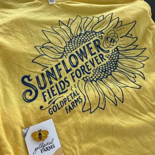 Super soft t shirt for $25. Pin is $10.