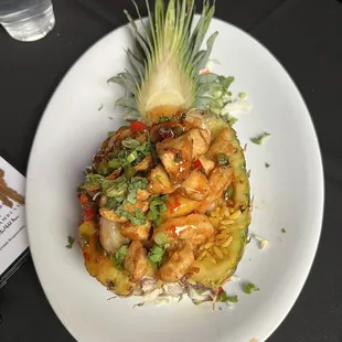 Honey sriracha rice bowl