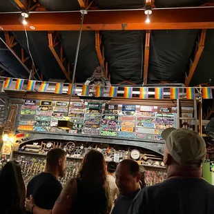 customers at the counter