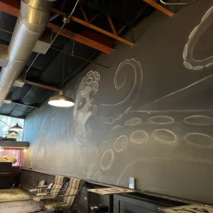 the interior of a restaurant