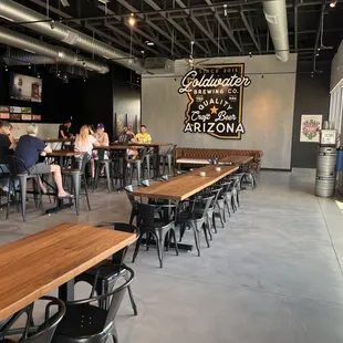 the interior of a restaurant