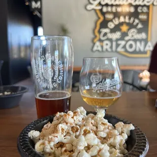 1/12/25 Complimentary popcorn with my Red &amp; daughters sour.