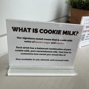 Cookie milk